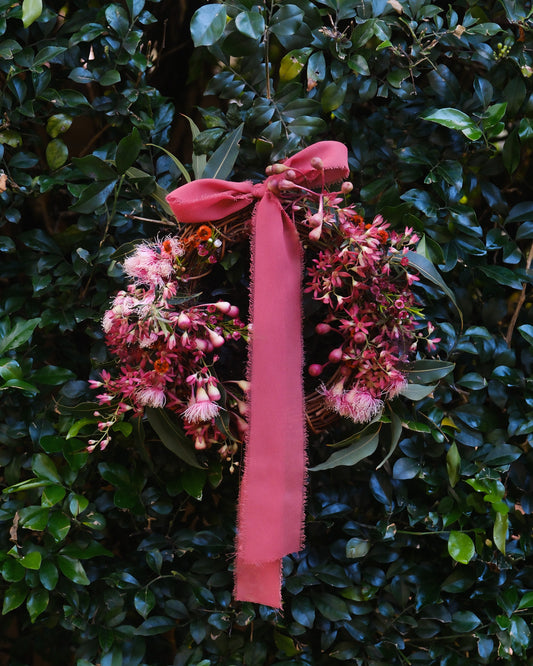 Handmade Wreath 02 - Pink Flowering Gum