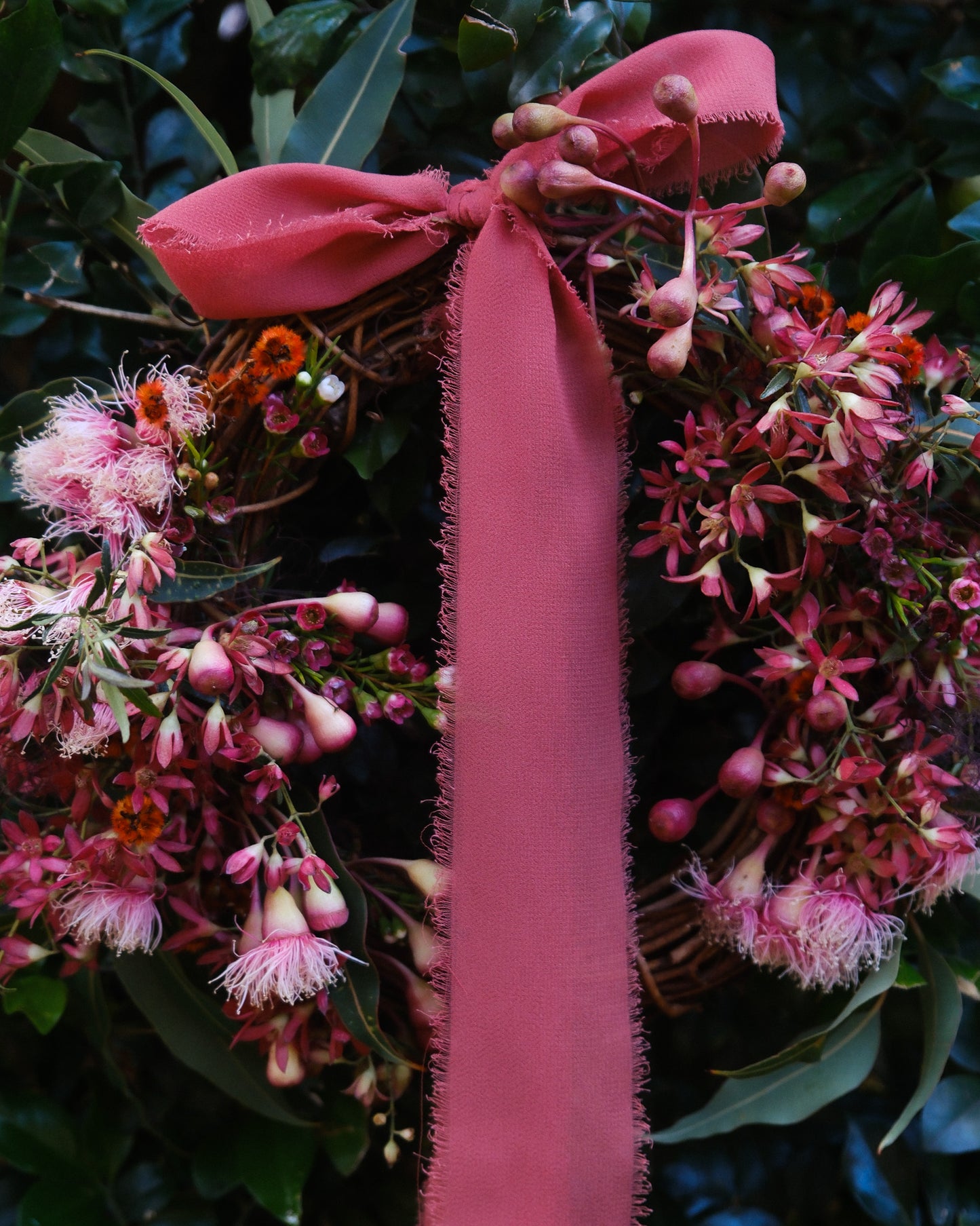 Handmade Wreath 02 - Pink Flowering Gum