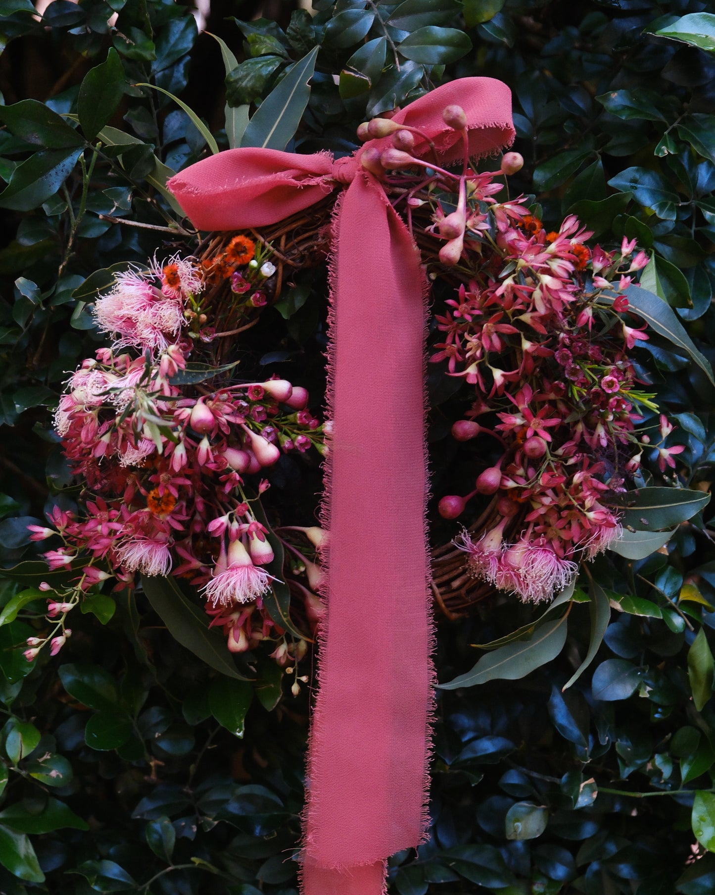 Handmade Wreath 02 - Pink Flowering Gum