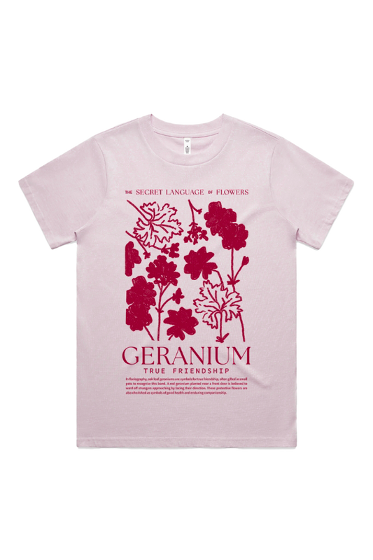 The Geranium Flower Tee